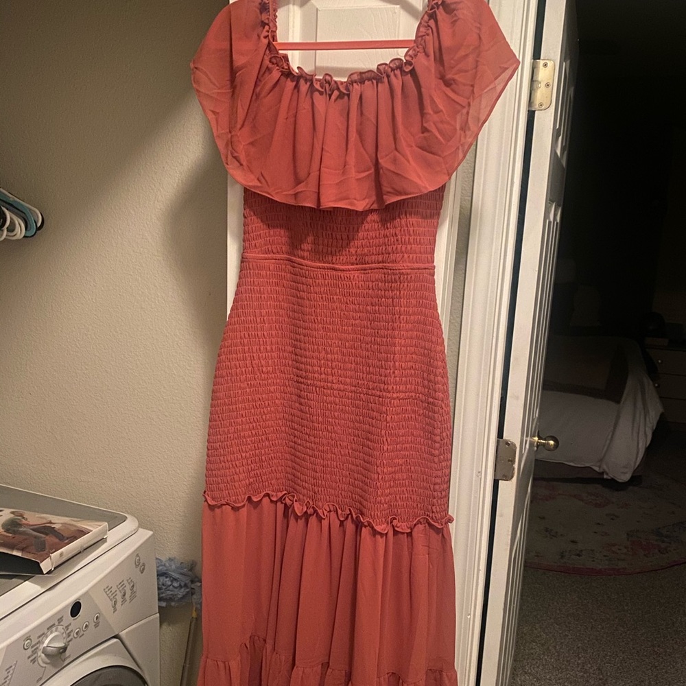 Rusty rose Baltic born dress never worn.